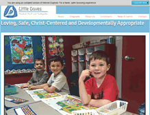 Tablet Screenshot of littledovespreschool.com